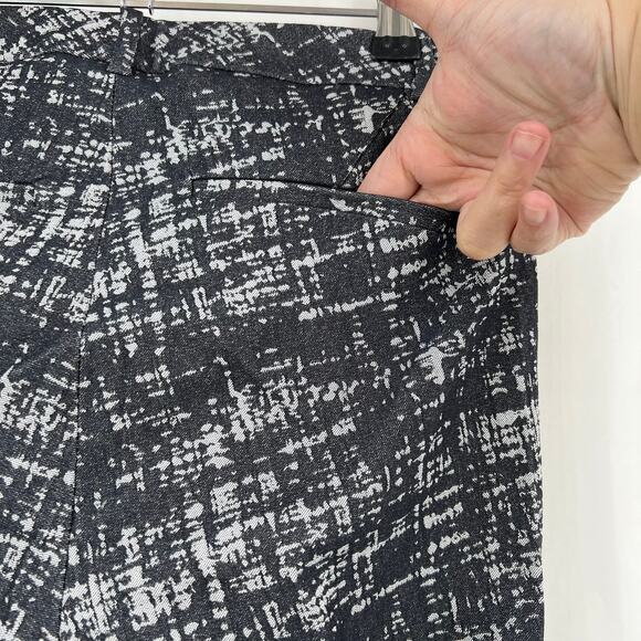 Calvin Klein (0) 28x26.5 Short Brushed Gray Skinny Ankle Crop Pants Mid Rise - Picture 6 of 8